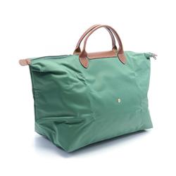 Longchamp Le Pliage Original S Tote Bag, Nylon Leather, Women's, Green, Brown, L1624089P84