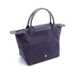 Longchamp Le Pliage Green S Tote Bag Nylon Leather Women's Purple L1621919645