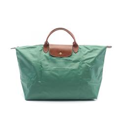 Longchamp Le Pliage Original S Tote Bag, Nylon Leather, Women's, Green, Brown, L1624089P84