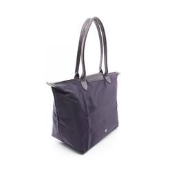 Longchamp Le Pliage Green L Tote Bag Nylon Leather Women's Purple L1899919645