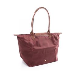 Longchamp Le Pliage Original L Tote Bag Nylon Leather Women's Bordeaux L1899089P87