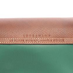 Longchamp Le Pliage Original S Tote Bag, Nylon Leather, Women's, Green, Brown, L1624089P84