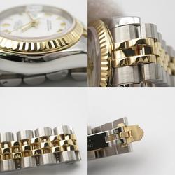 Rolex ROLEX Datejust F Series Wristwatch K18 (Yellow Gold) Stainless Steel Ladies White WH RO 179173