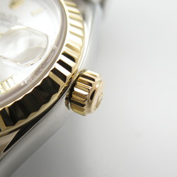 Rolex ROLEX Datejust F Series Wristwatch K18 (Yellow Gold) Stainless Steel Ladies White WH RO 179173