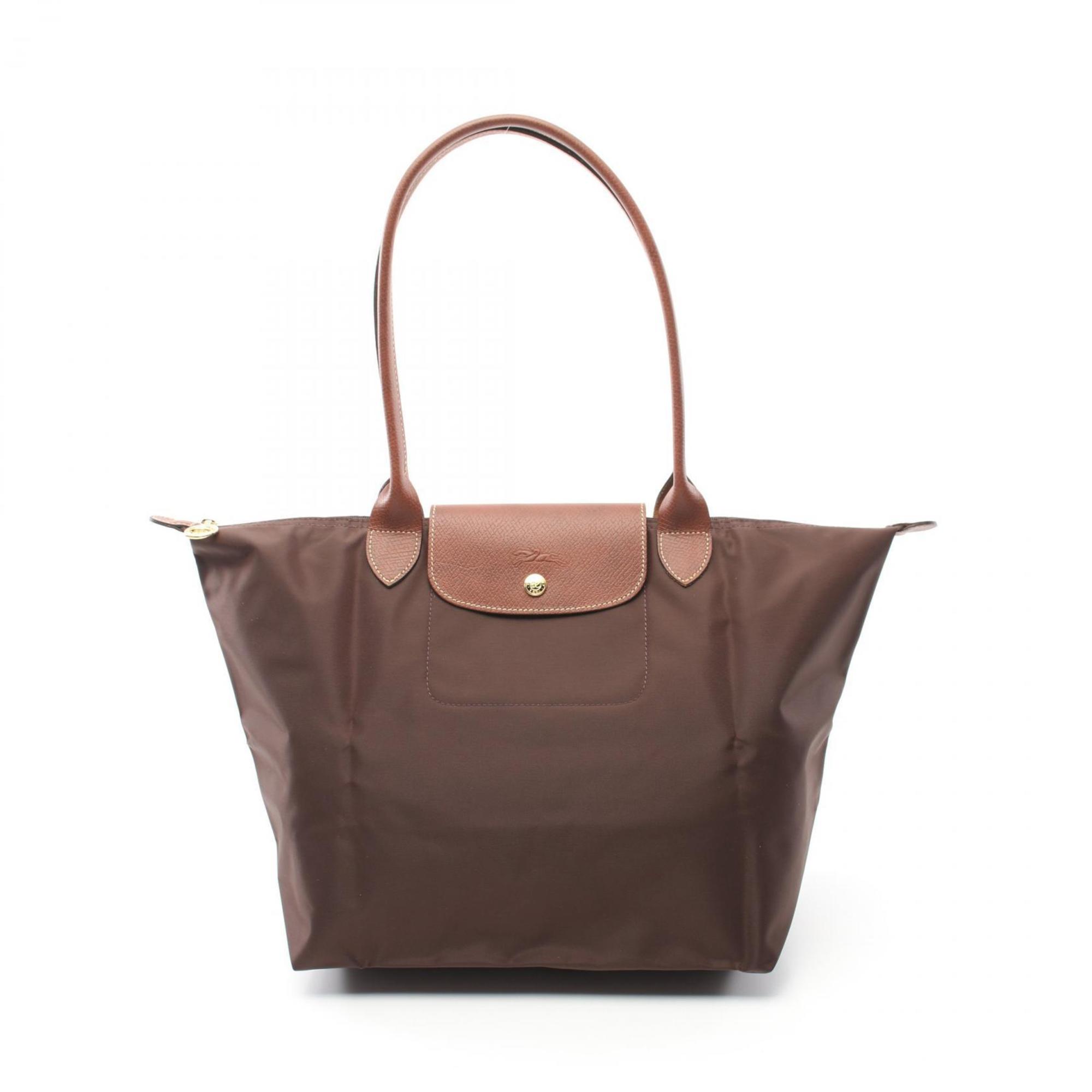 Longchamp Le Pliage Original L Tote Bag, Nylon Leather, Women's, Brown, L1899089P81