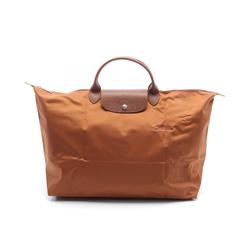 Longchamp Le Pliage Green S Tote Bag Nylon Leather Women's Brown L1624919504