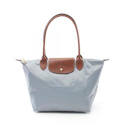 Longchamp LE PLIAGE ORIGINAL M Le Pliage Original Tote Bag Nylon Leather Women's Blue Brown L2605089P80