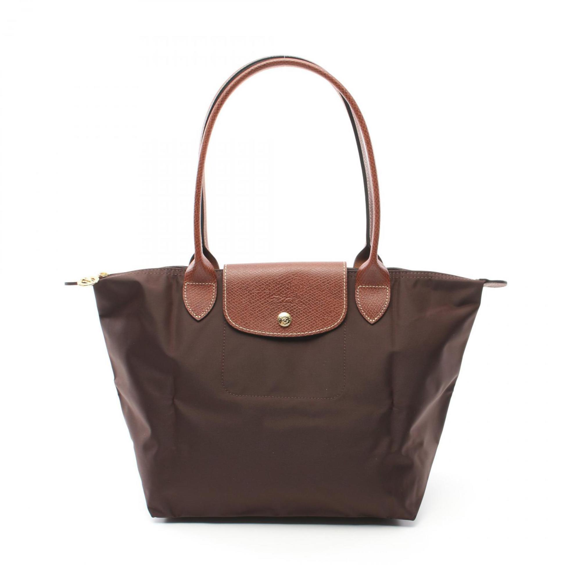 Longchamp LE PLIAGE ORIGINAL M Le Pliage Original Tote Bag Nylon Leather Women's Brown L2605089P81