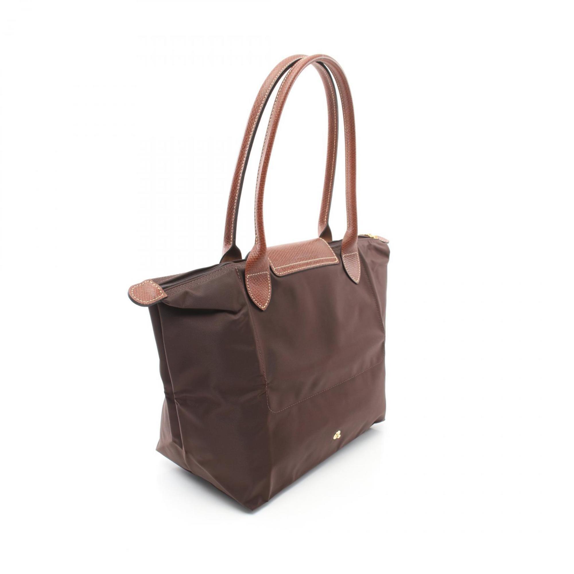 Longchamp LE PLIAGE ORIGINAL M Le Pliage Original Tote Bag Nylon Leather Women's Brown L2605089P81