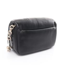 Roger Vivier Viv Shock Shoulder Bag Leather Women's Black RBWAOGJ0100YDRB999