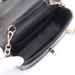 Roger Vivier Viv Shock Shoulder Bag Leather Women's Black RBWAOGJ0100YDRB999