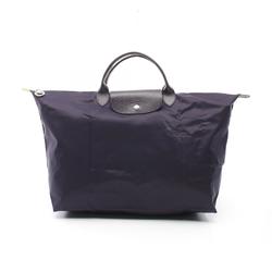 Longchamp Le Pliage Green S Travel bag Boston Bag Nylon Leather Ladies Purple L1624919645