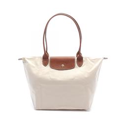 Longchamp Le Pliage Original L Tote Bag Nylon Leather Women's Beige Brown L1899089P71