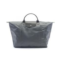 Longchamp Le Pliage Green S Tote Bag Nylon Leather Women's Gray L1624919P66