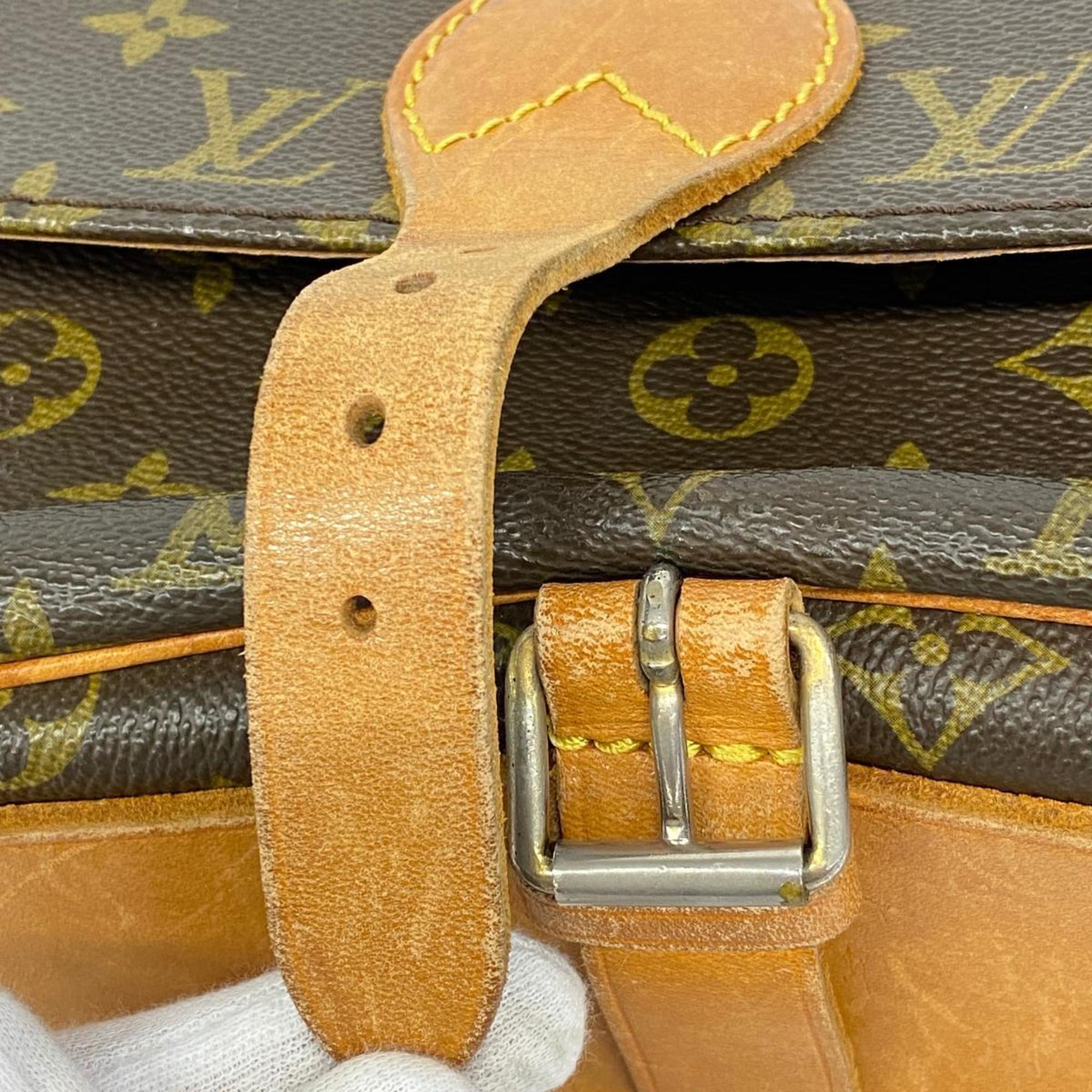 Louis Vuitton Shoulder Bag Monogram Cartesier GM M51252 Brown Ladies