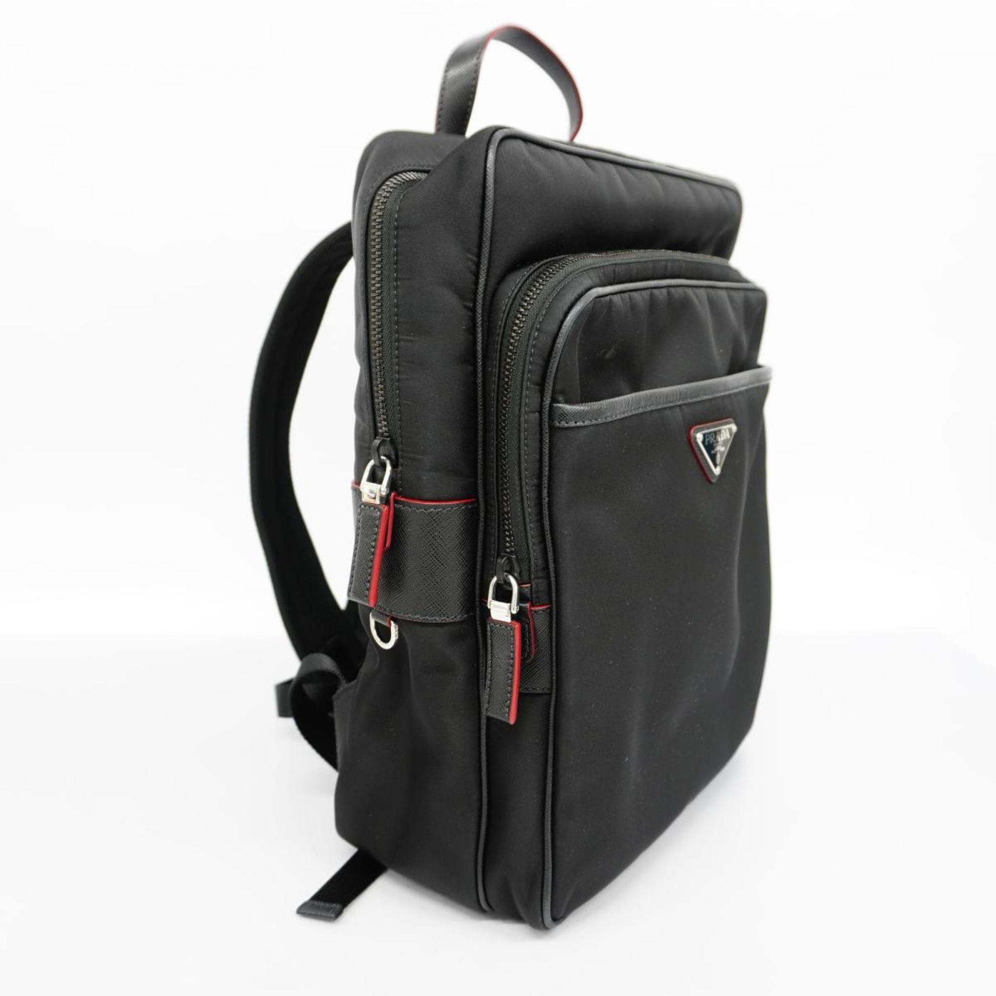 Prada Backpack Nylon Black Men's