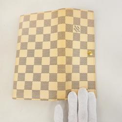 Louis Vuitton Long Wallet Damier Azur Portefeuille Sarah N61735 White Ladies