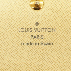 Louis Vuitton Long Wallet Damier Azur Portefeuille Sarah N61735 White Ladies