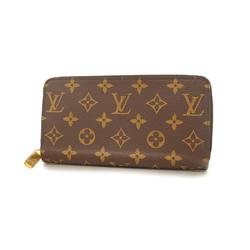 Louis Vuitton Long Wallet Monogram Zippy M41895 Fuchsia Ladies