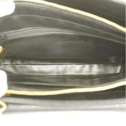 Chanel Shoulder Bag Chain Caviar Skin Black Women's