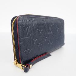 Louis Vuitton Long Wallet Monogram Empreinte Zippy M62121 Marine Rouge Men's Women's