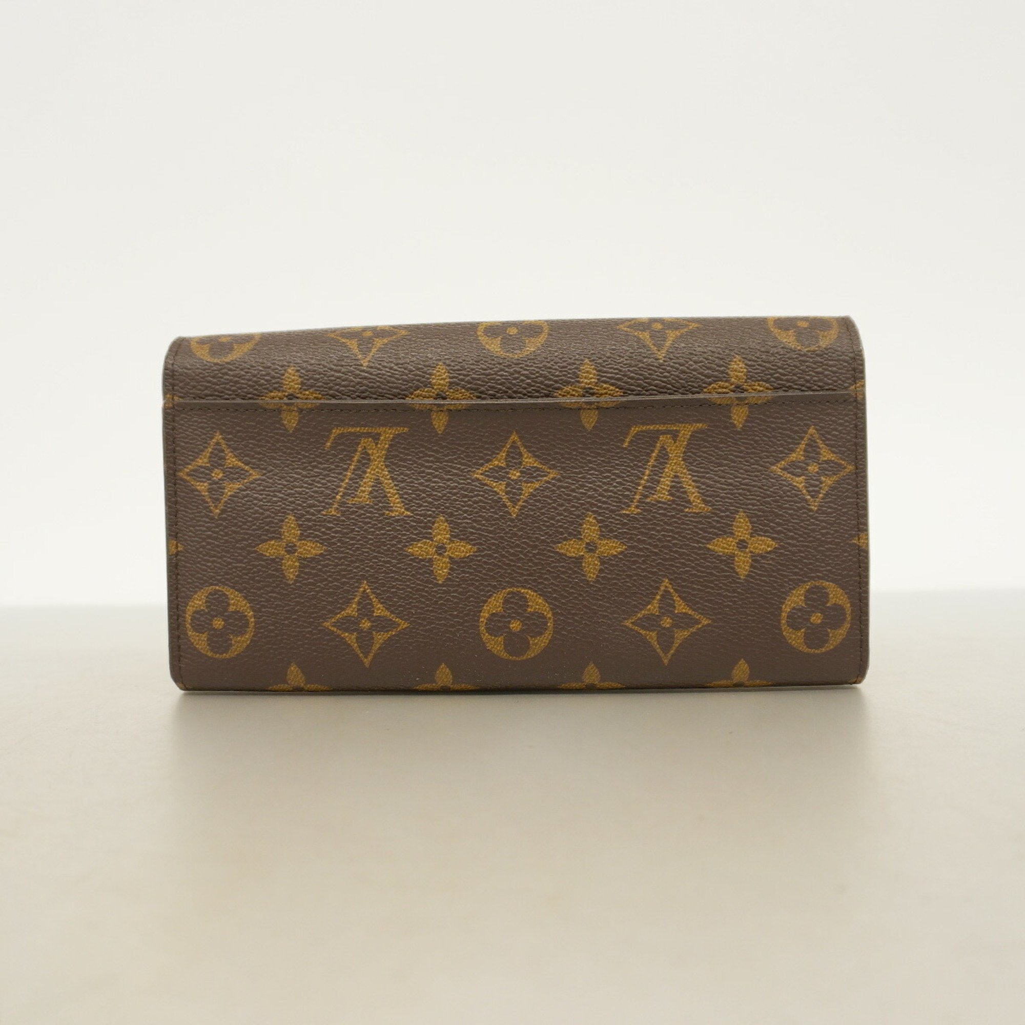 Louis Vuitton Long Wallet Monogram Portefeuille Sarah M60531 Brown Ladies