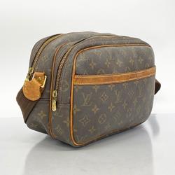 Louis Vuitton Shoulder Bag Monogram Reporter PM M45254 Brown Ladies