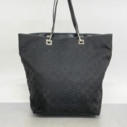 Gucci Tote Bag GG Canvas 31243 Black Women's