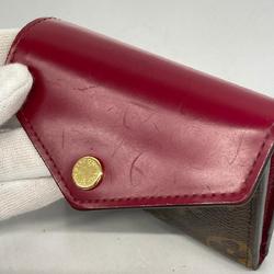 Louis Vuitton Tri-fold Wallet Monogram Portefeuille Zoe M62932 Fuchsia Women's