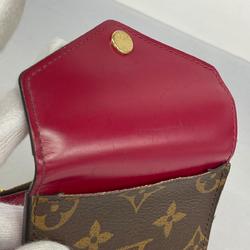 Louis Vuitton Tri-fold Wallet Monogram Portefeuille Zoe M62932 Fuchsia Women's