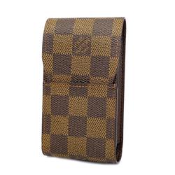 Louis Vuitton Cigarette Case Damier Etui N63024 Ebene Men's Women's