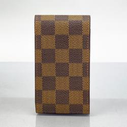 Louis Vuitton Cigarette Case Damier Etui N63024 Ebene Men's Women's