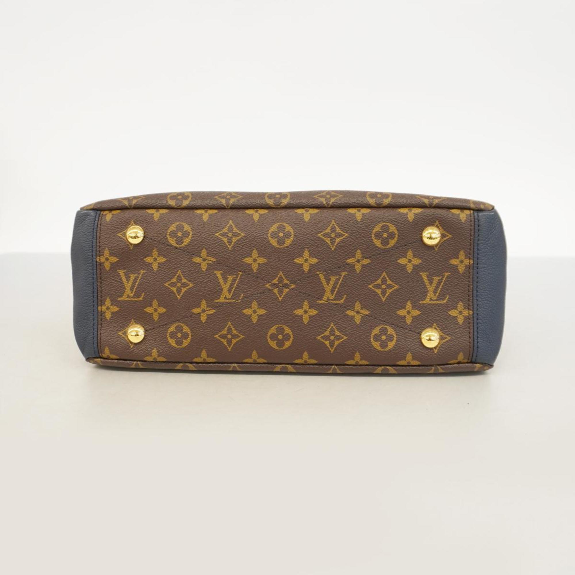 Louis Vuitton Handbag Monogram Pallas M44042 Marine Brown Ladies