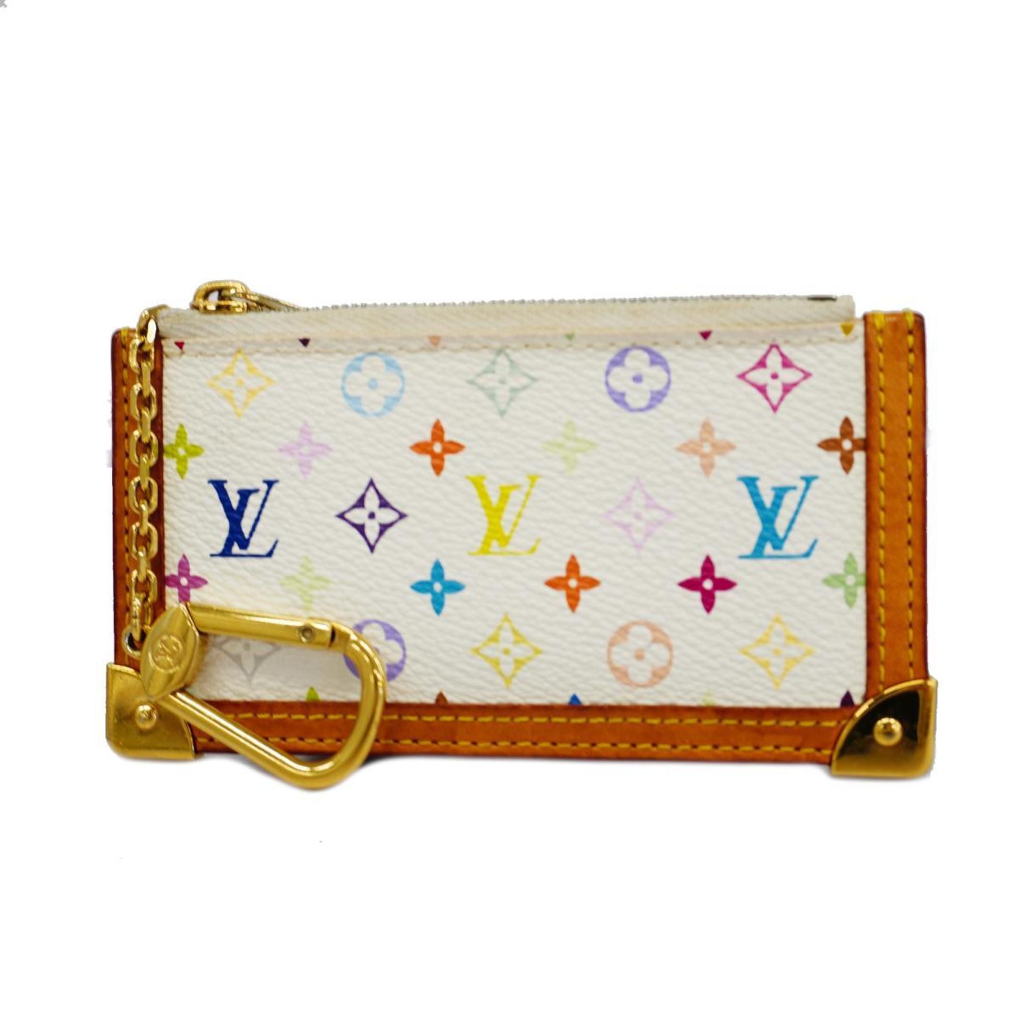 Louis Vuitton Wallet/Coin Case Monogram Multicolor Pochette Cle M92655 Bron Ladies