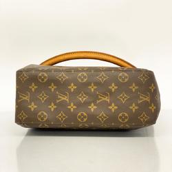 Louis Vuitton Shoulder Bag Monogram Looping GM M51145 Brown Ladies