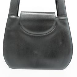 Cartier Shoulder Bag Panther Leather Black Women's