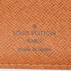 Louis Vuitton Wallet Monogram Porte-Vie Carte Credit Monnaie M61665 Brown Men's