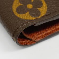 Louis Vuitton Wallet Monogram Porte-Vie Carte Credit Monnaie M61665 Brown Men's