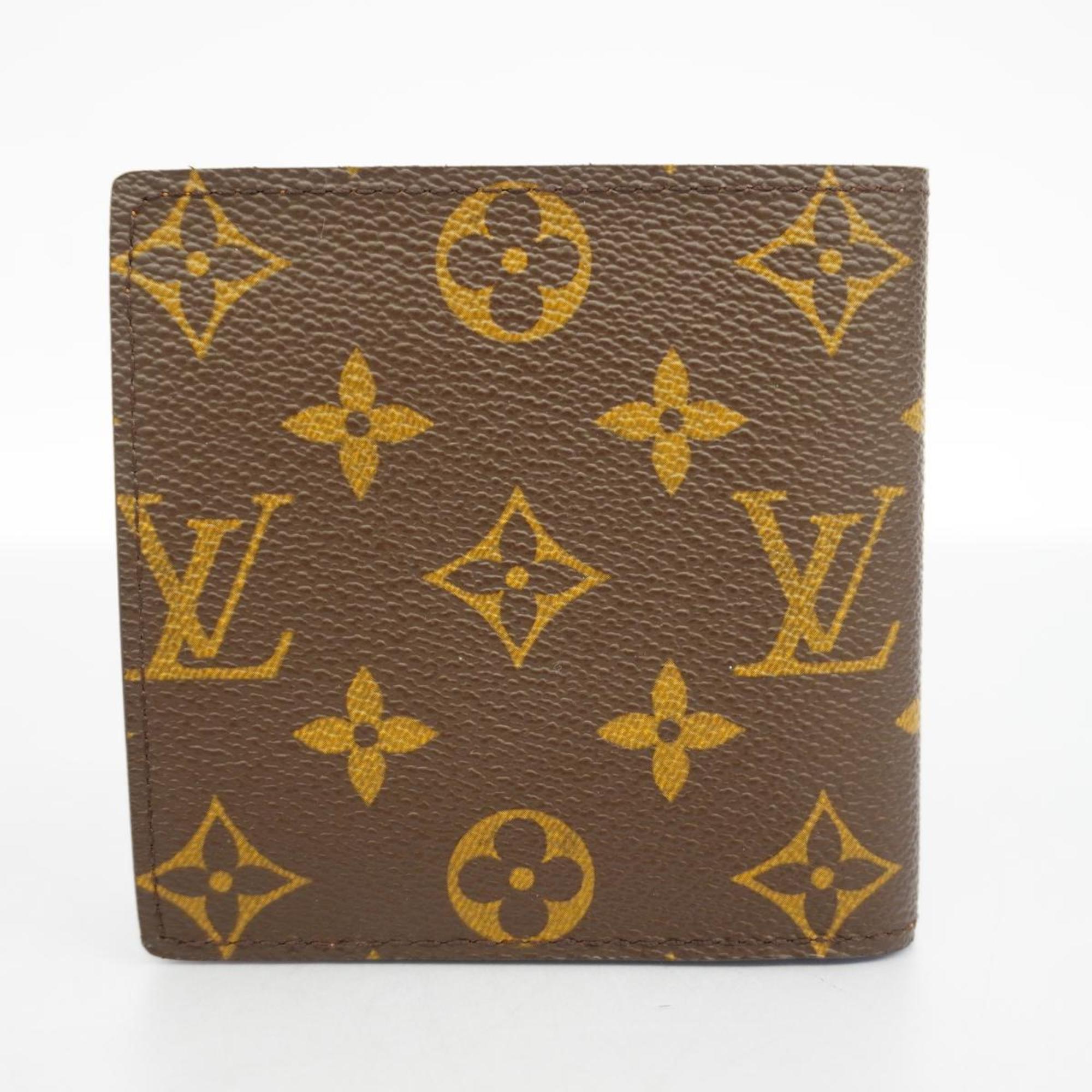 Louis Vuitton Wallet Monogram Porte-Vie Carte Credit Monnaie M61665 Brown Men's