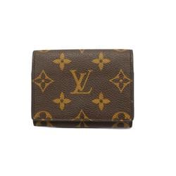 Louis Vuitton Business Card Holder Monogram Envelope Carte de Visite M63801 Brown Men's Women's