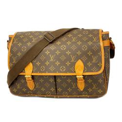 Louis Vuitton Shoulder Bag Monogram Gibessier GM M42249 Brown Ladies