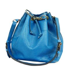 Louis Vuitton Shoulder Bag Epi Petit Noe M44105 Toledo Blue Ladies