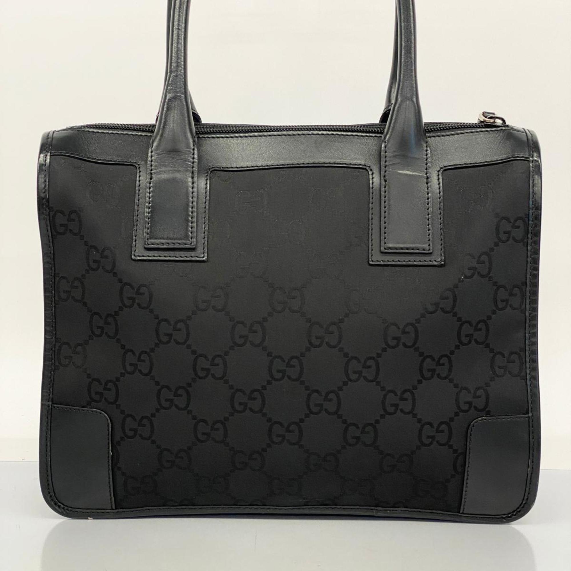 Gucci Handbag GG Nylon 143742 Black Women's