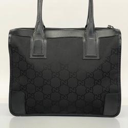 Gucci Handbag GG Nylon 143742 Black Women's