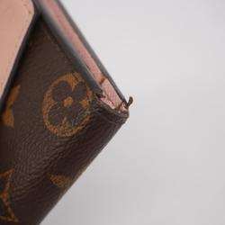 Louis Vuitton Tri-fold Wallet Monogram Portefeuille Zoe M62933 Rose Ballerine Ladies