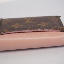 Louis Vuitton Tri-fold Wallet Monogram Portefeuille Zoe M62933 Rose Ballerine Ladies