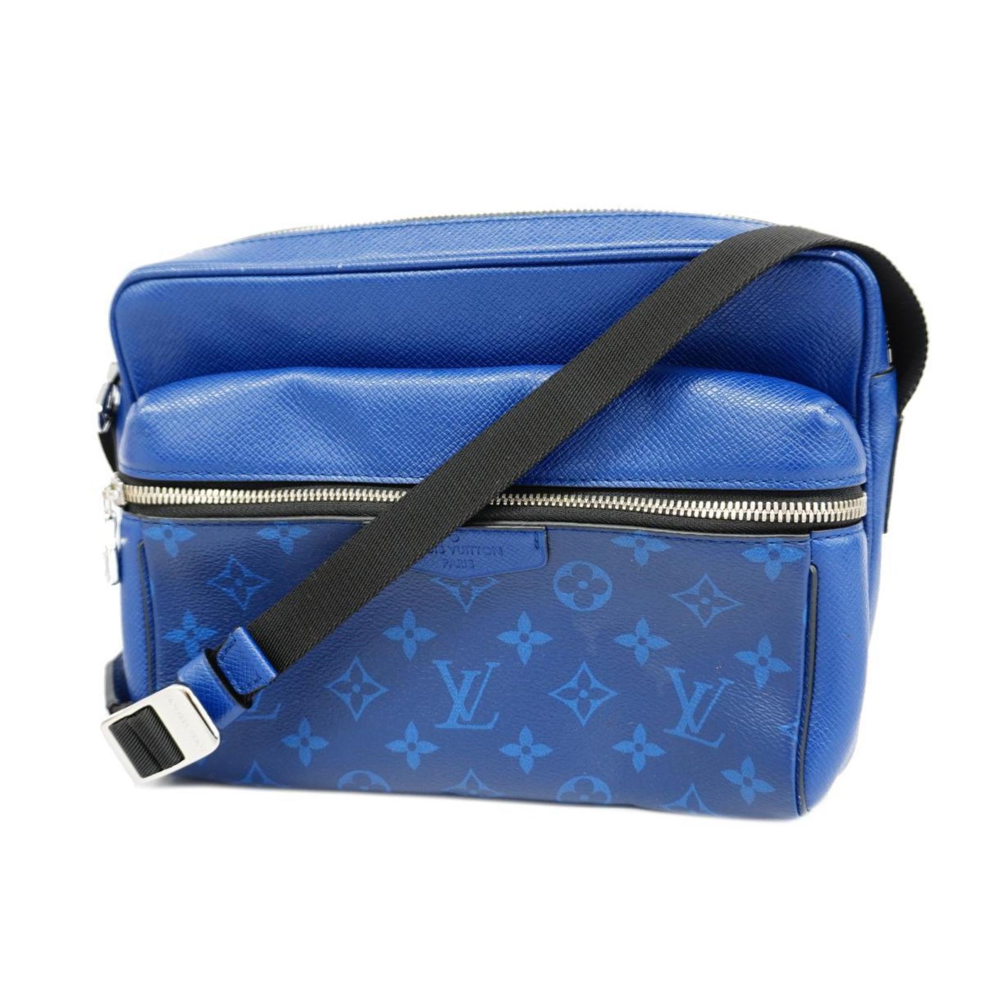 Louis Vuitton Shoulder Bag Taigarama Outdoor PM M30242 Cobalt Men's