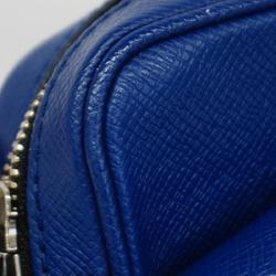 Louis Vuitton Shoulder Bag Taigarama Outdoor PM M30242 Cobalt Men's