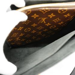 Louis Vuitton Handbag Monogram Flower Tote M43550 Brown Black Ladies