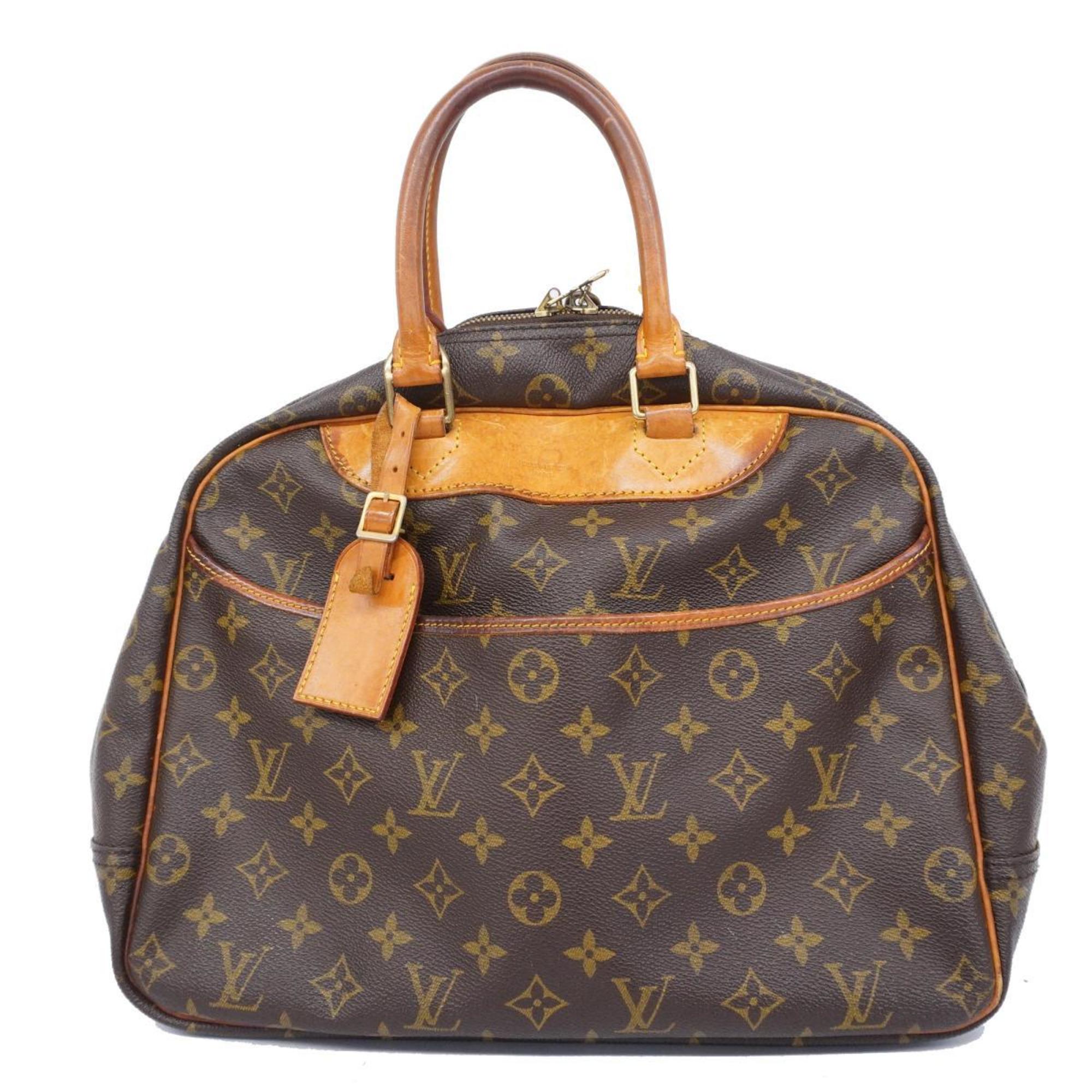 Louis Vuitton Handbag Monogram Deauville M47270 Brown Ladies